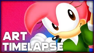 Classic Amy Art Timelapse | ANGX Draws #4