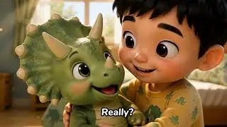 Enki & Dino | I Can Brush My Teeth! 🫧 Bubble Disaster! | Kids English Animation