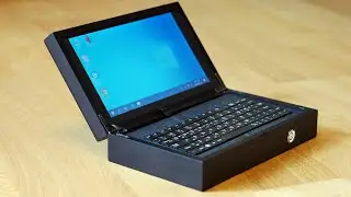 (Eng Sub) I had an herbal medicine box, so I made an 9-inch wooden mini laptop. Oriental Laptop