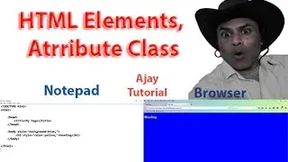 HTML Element - Attribute: Class Part-06 | html class attribute | html5 attribute | html class