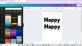 CANVA TUTORIAL: OUTLINE TEXT EFFECT IN CANVA | AVITHERESETALK