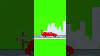 2d Car animation, Car animation green screen  #aftereffectsschool #car  #greenscreen