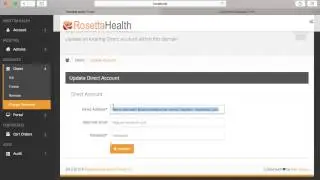 Rosetta Health Admin Portal for HISPDirect