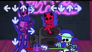 Гёрфлент демон а бойфренд ангел Friday Night Funkin' X-RAY