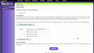 SiteSkins: Setting Up Custom Email Addresses