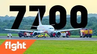 🚨Plane Suffers Overheating Engine - emergency landing