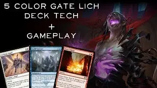[MTG] 5 Color Gate Based Lich's Mastery Control/Combo Deck RNA Standard