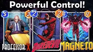 Daredevil is Insane in Control Decks with Magneto & Professor X! | Marvel Snap Pool 3