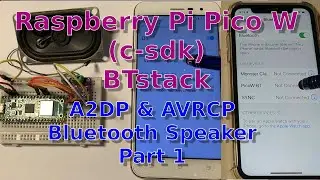 [Raspberry Pi Pico W(c-sdk)] BTStack: Ep 1. A2DP, AVRCP and Bluetooth Speaker(part 1)