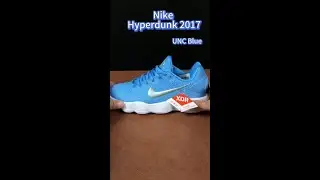 Disassemble A Pair $100 Basketball Shoes Nike Hyperdunk 2017 UNC Blue #basketballshoes #nike