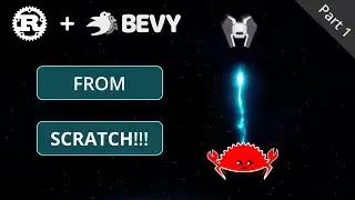 Rust Bevy Tutorial 1/3 - GameDev from Scratch!!!