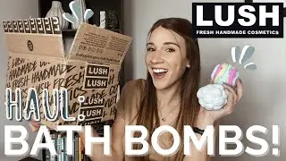 LUSH Cosmetics Bath Bomb Unboxing & Haul - January 2021 - Product Descriptions & First Impressions