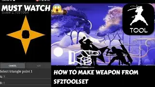 Shadow Fight 2 How To Make/create Weapon Model With Sf2 Toolset