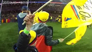 Adelaide Crows - Duck and Mr Cow - Guard of Honour
