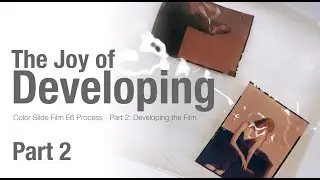 The Joy of Developing -  Color Slide Film E6 Process - Part 2: Developing the film
