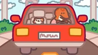 in the car