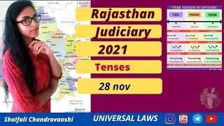 Rajasthan Judicial Services Exam 2021 - Tense English Grammar for RJS Civil Judge exam | 