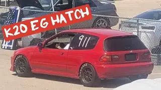 K20 eg hatch onboard USAIR Shawano AutoX