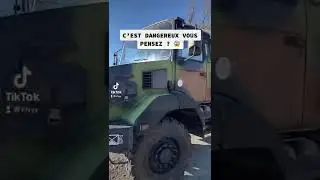 CAMION MILITAIRE VLADIMIR POUTINE 🇷🇺😱 #poutine #putin #war #ukraine #russia #russie #humour