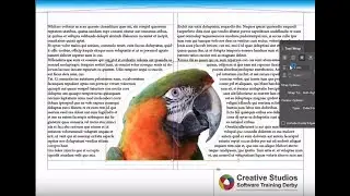 Using Adobe Photoshop and InDesign together.