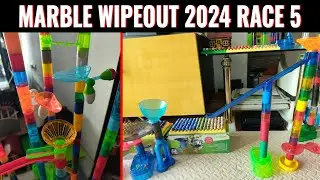 Thrilling Race 5: Air Time | Marble Wipeout Marble Race 2024