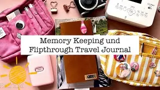 Memory Keeping / Flipthrough Travel Journal 2022 / Tools Fotodrucker und Planertaschen Delfonics