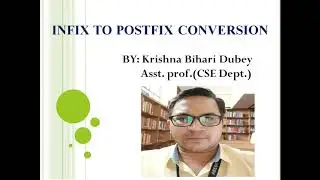 Infix to Postfix Conversion
