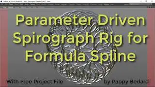 C4D Parameter Driven Spirograph Rig for Formula Spline