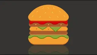 How to design a Burger adobe illustrator / Burger Design in illustrator