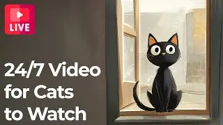 🔴[LIVE] Music for Cats Relaxation🎵 Gentle Music for Cats🐶 🎵 Separation Anxiety Music for Cats 🔴