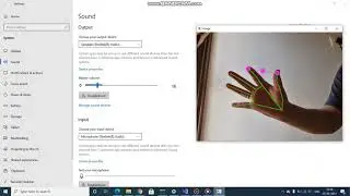 Volume control system using Hand Gesture