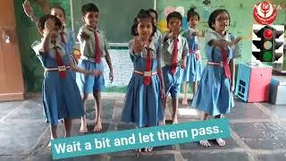 Crossing the road ll Std 2nd ll Sing and dance ☺️