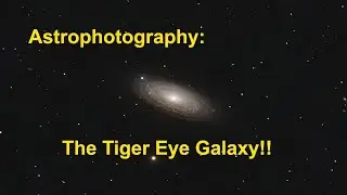 Astrophotography:  The Tiger Eye Galaxy, captured with an 8 inch telescope!