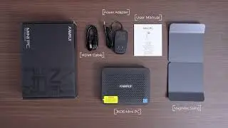 Kamrui JK06 Fanless Mini PC Windows 11, Intel 11th Gen N5100 , 8GB DDR4 256GB ROM