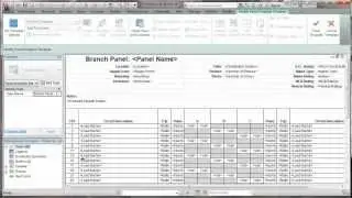 Revit 2013 MEP - Modify Electrical Panel Schedule Template