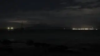 Tánger-Med desde la Playa Chica