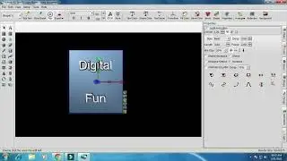 How to make 3d animated cube rotated logo in 3d text & logo maker Digital fun