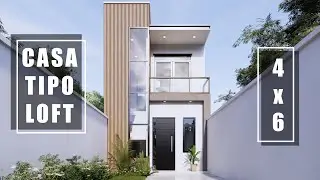 TE SORPRENDERÁ ESTE DISEÑO DE CASA PEQUEÑA Y MODERNA TIPO LOFT