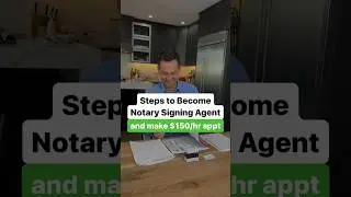 How to Become a #Notary Public Loan Signing Agent in 4 Steps ✍🏼 Comment “INFO” for full checklist!