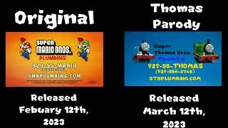 Original vs Thomas Parody - "Super Mario Bros Plumbing Commercial"