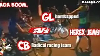Herex 500m. Cb RRT vs Gl bamspeed. #balapjember