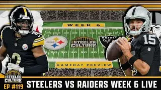 No Way the Steelers Lose...RIGHT?! | STEELERS VS RAIDERS WEEK 6 GAMEDAY PREVIEW #Steelers #Raiders