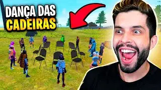 O ÚLTIMO A SENTAR PERDE!! NOVO MINIGAME DO FREE FIRE!!