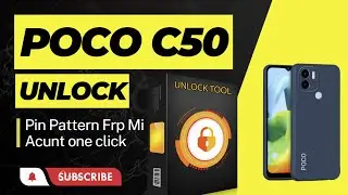POCO C50 UNLOCK PIN PAITERN FRP | HOW TO UNLOCK POCO C50 MI ACUNT UNLOCK TOOL ONLY ONE CLICK 2023