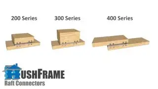 HushFrame Raft Connectors - Silence the Noise