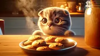 Ginger cat kid meets Cookie. | catstory