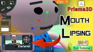 Mouth Lipsync With Voice import in 3D model Prisma3d Kinemaster Mech4Tech 