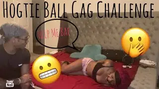 HogTied Ball Gag Challenge!!!(gagged)