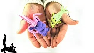Cute Troll - Keychain. How to mold from light plasticine