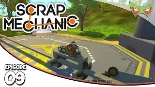Scrap Mechanic Gameplay - Ep. 09 - Monorail System! - Lets Play